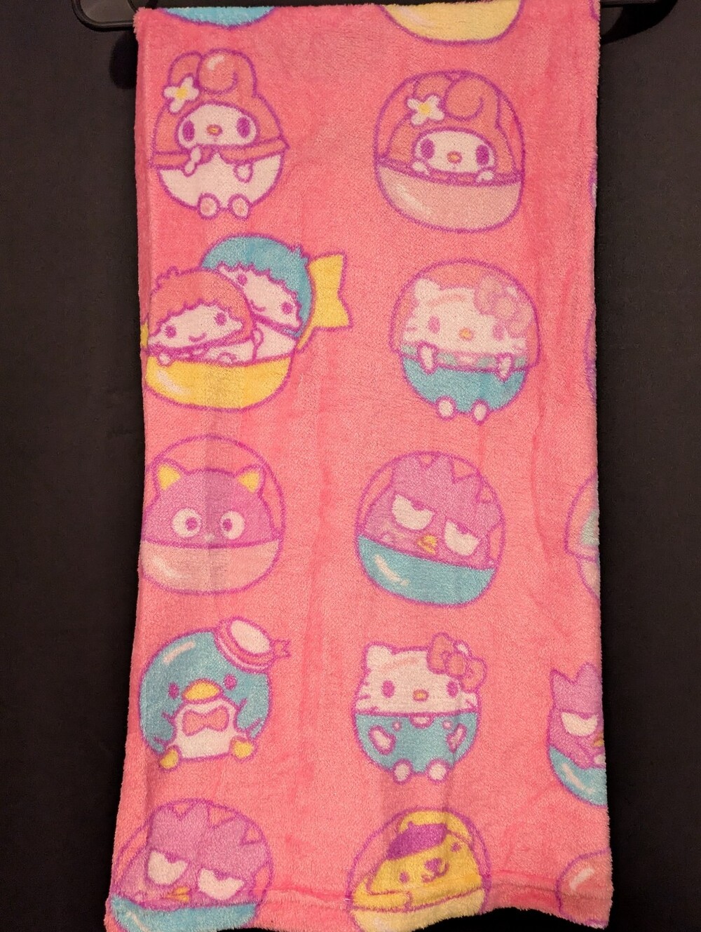 Hello Kitty & Friends Silk Touch Pink Kids Throw Blanket 40 x 50